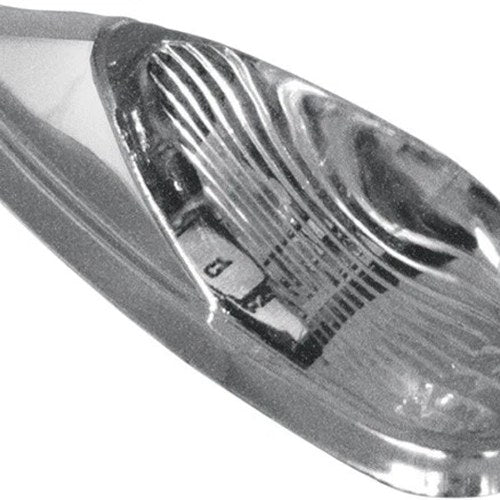Emgo Flush Mount LED Marker Lights Chrome Amber Universal