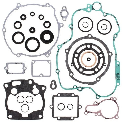 Vertex-Winderosa Complete Gasket Kit with Oil Seals Kawasaki KX125 1995-1997