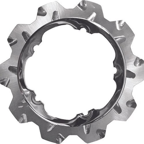 Lyndall Crown Cut Perimeter Front Brake Rotor 11.8" Chrome Harley Davidson V-Rod