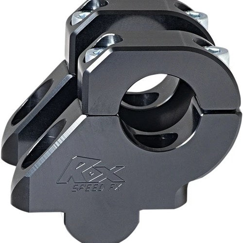 Rox Speed FX Barback Pullback Risers For 1-1/8" Handlebar 1.5" Gunmetal Grey