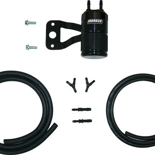 Moroso Air/Oil Catch Can Separator for Stock Air Cleaner Black Harley M8 Tour