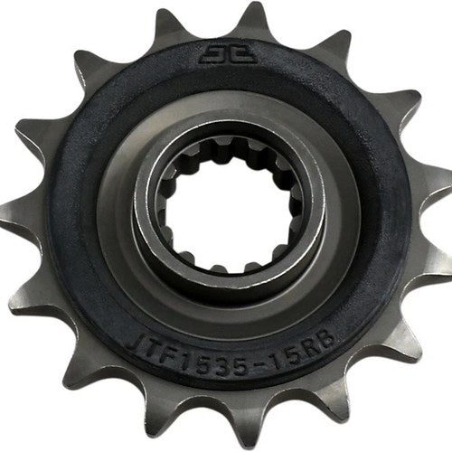 JT Front Rubber Cushioned Sprocket 15T 525 #JTF1535.15RB Kawasaki Ninja ZX-6R