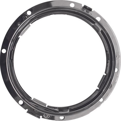 Pathfinder LED Harley-Davidson Bat Wing/Nacelle Headlight Adapter Ring 7" Chrome