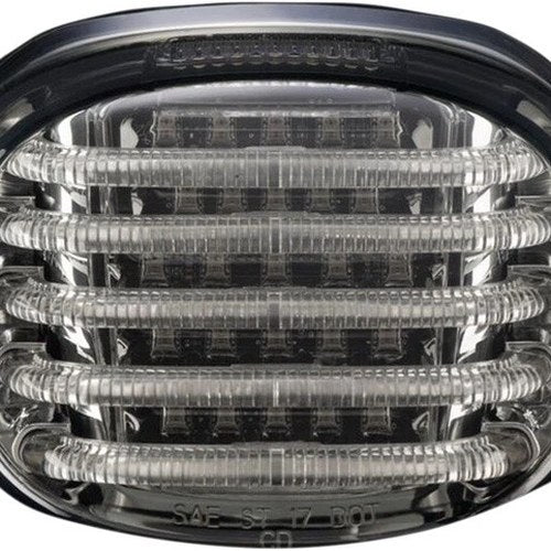 Custom Dynamics ProBEAM Squareback LED Taillight with Top Tag Smoke PB-TL-SBW-S