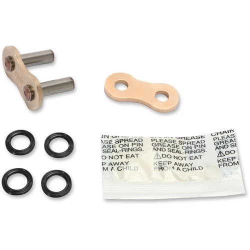 EK 520 RR Pro Series Non-Sealed Chain Mlj Rivet-Type Master Link Gold