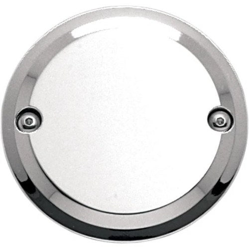 Joker Machine 2-Hole Points Cover Smooth Chrome #921102C Harley Davidson
