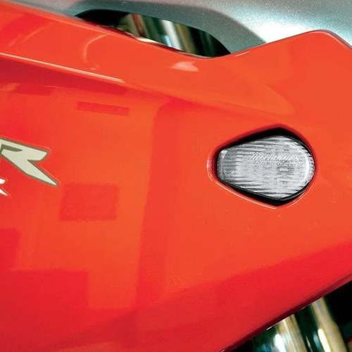 Hotbodies Flush Mount Front Turn Signals Clear fits Honda CBR250R 2011-2013