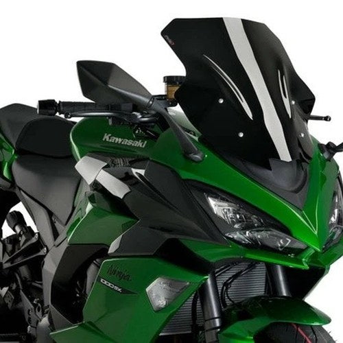 Puig 3mm Racing Windscreen Black 20471N for Kawasaki Ninja 1000
