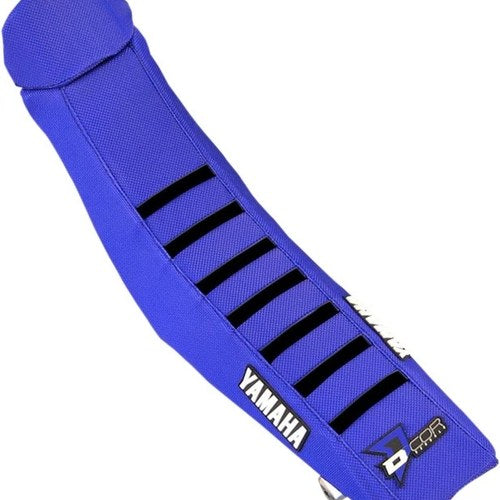 Dcor Ribbed Seat Cover Blue/Blue/Black #30-50-472 for Yamaha YZ450F/YZ250F