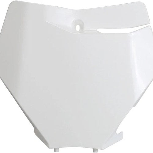 UFO Front Number Plate White KT04094047 KTM