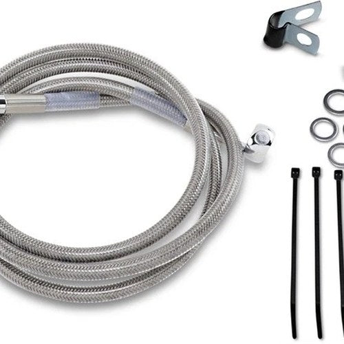 DS Braided Brake Line Kit Front +4" Harley Davidson Softail FXST/FXSTI 1999-2007
