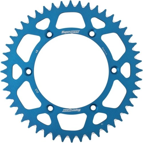 Supersprox Racing Aluminum Rear Sprocket 520 48T Blue #RAL-245-48-BLU for Yamaha