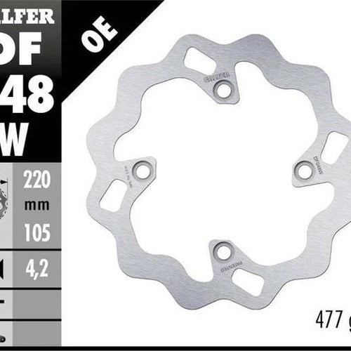 Galfer Wave Rotor Rear #DF048W for Honda XR650/XR250/XR400/XR600/CBR 300/CBR 250