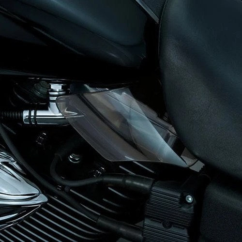 Kuryakyn AirMaster Reflective Saddle Shields Smoke #1317 Harley Davidson Dyna