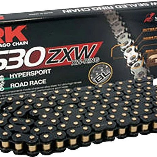 RK 530 Zxw Premium High Performance XW-Seal Chain 170 Links Black