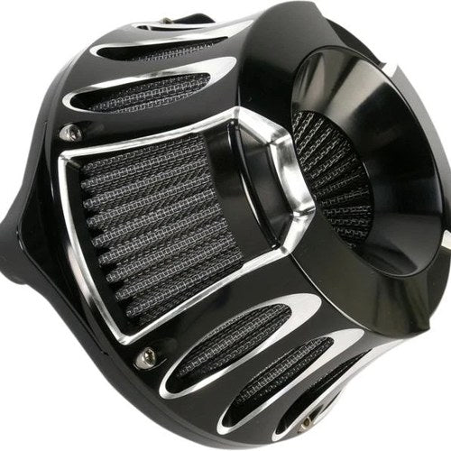 Arlen Ness Deep Cut Inverted Air Cleaner Kit Black #18-929 Harley Davidson