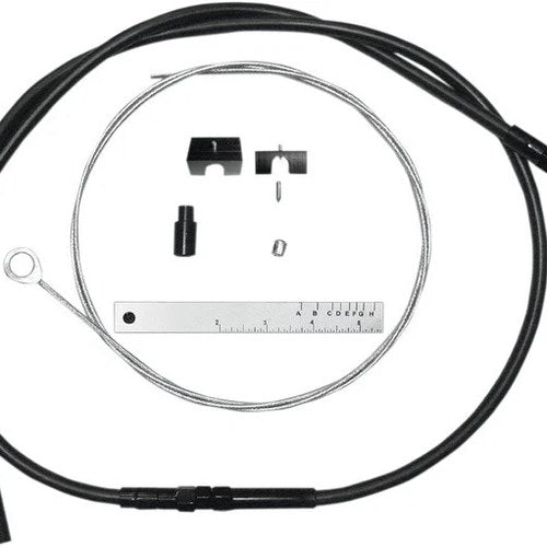 Magnum Byo Braided Clutch Cable Kit Black Vinyl/Black Chrome #498252