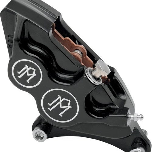 PM 4-Piston Bolt-On Caliper for 11.5" Rotor Front Left Contrast Cut 0053-2915-BM
