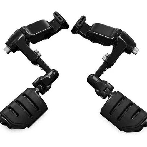 Kuryakyn Ergo Iii Cruise Mounts with Trident Dually Iso Pegs Gloss Black #3990