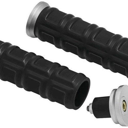 Kuryakyn Universal Dillinger Grips 7/8" Silver