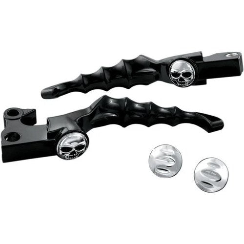 Kuryakyn Zombie Levers Black #1091 Harley Davidson