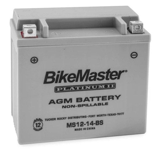 BikeMaster Agm Platinum II Battery fits Suzuki Burgman 650 2003-2009/2011-2017