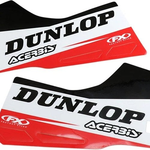 Factory Effex Sponsor Logo Lower Fork Guard Graphic Black/Red/White #22-40370