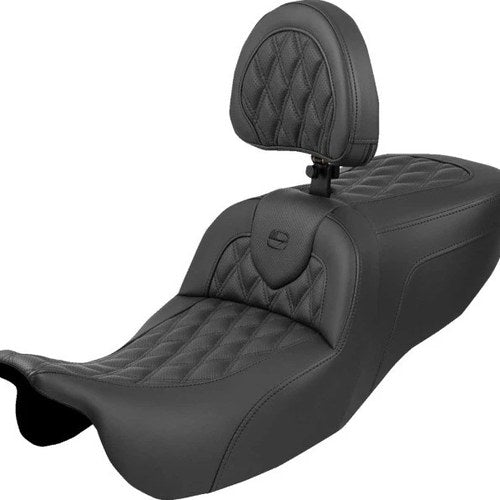 Saddlemen RoadSofa LS Seat with Driver Backrest Harley Davidson Freewheeler