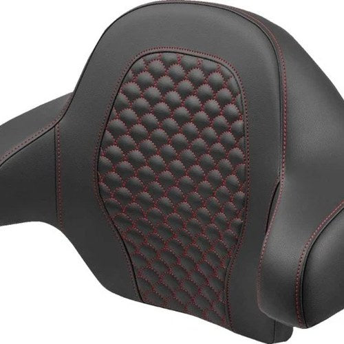 Saddlemen DS King TourPak Backrest Pad Red Stitch #814-07-15504 Harley Davidson