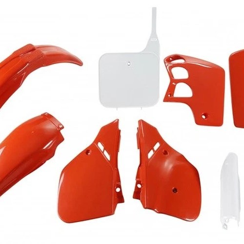 UFO Complete Plastics Kit 90 Original #HOKIT091F-999W for Honda CR500R 1989-1990