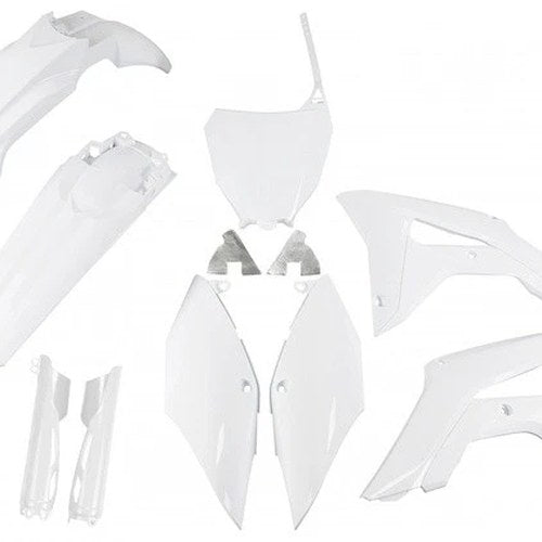 UFO Complete Plastics Kit White HOKIT119F-041 for Honda CRF250R 4-Stroke/CRF450R