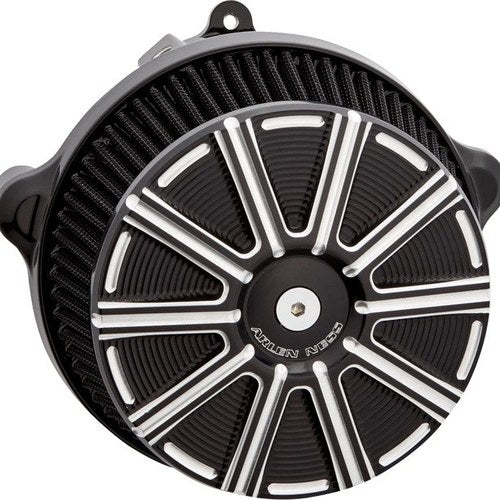 Arlen Ness Big Sucker Stage 1 Air Cleaner Kit w/10-Gauge Cover Black #600-307