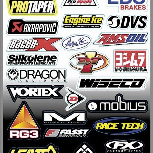 Factory Effex Sponsor Sticker Kit Style D Style