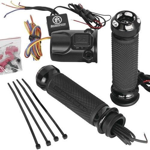 Performance Machine Apex Heated Grips Contrast Cut Harley Davidson Road Glide