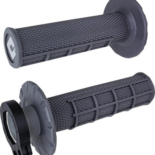 Odi MX V2 Lock-On Half Waffle Grips Graphite
