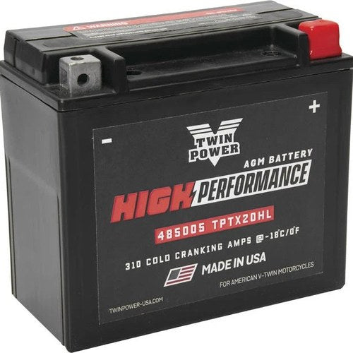 Twin Power High Performance Maintenance Free Battery YTX20HL #TPWM720BH