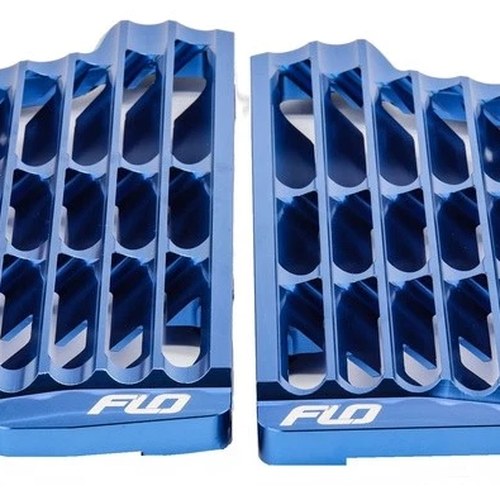 Flo Motorsports High Flow Radiator Braces Blue #FLO756BLU Sherco