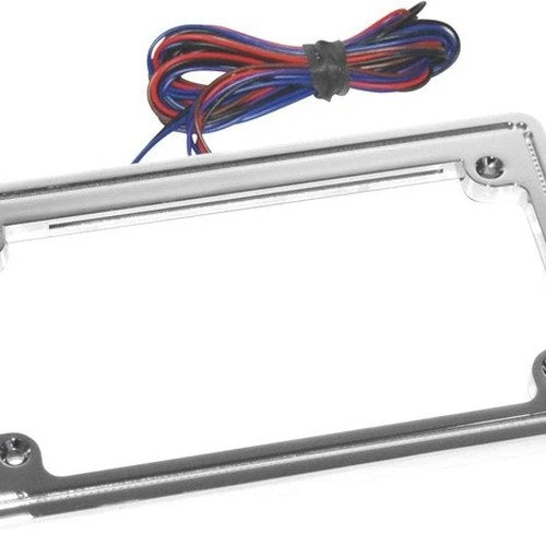 Letric Lighting Universal Perfect Plate Flat LED License Frame Chrome