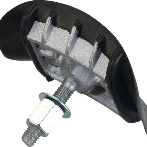 Moose Aluminum Rim Lock 2.50" Black/Silver