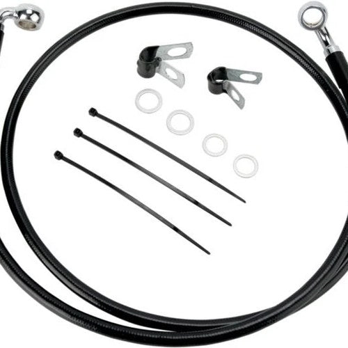 DS Vinyl Brake Line Kit Front +6" Harley Dyna Fxdl 2001-2005/FXDLI 2004-2005