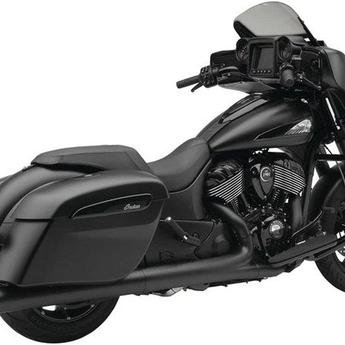 Cobra Dual-Cut Neighbor Hater Slip-On Mufflers Black Indian Roadmaster/Chieftain
