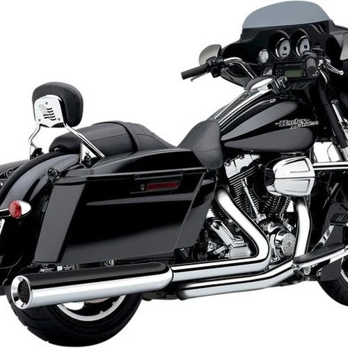 Cobra PowerFlo Slip-On Mufflers Chrome #6215 Harley Davidson