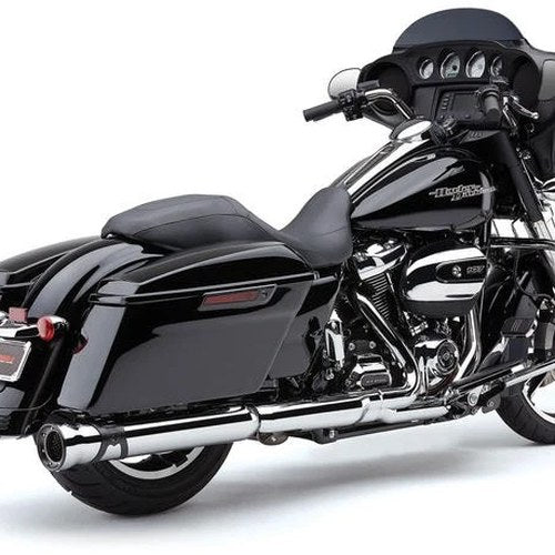 Cobra Race Pro Slip-On Mufflers Chrome #6216 Harley Davidson