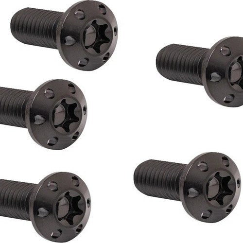 Arlen Ness Hub Mount Front Brake Rotor Bolts 5/16"-18 Black 5-Pack #300-913