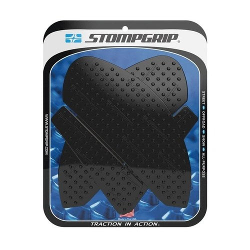 Stomp Design Volcano Profile Traction Pad Kit Black for Yamaha YZF-R7 2022-2024