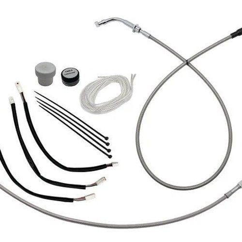 Fat Baggers EZ Install Cable Kit for 11" Ape Bars Stainless/Chrome #149011-C