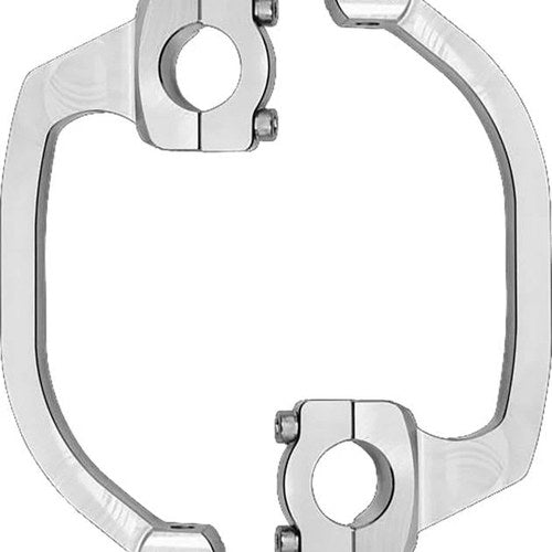 Rox Speed FX Flex-Tec Handguard Mounts for Hayes Handlebars Silver