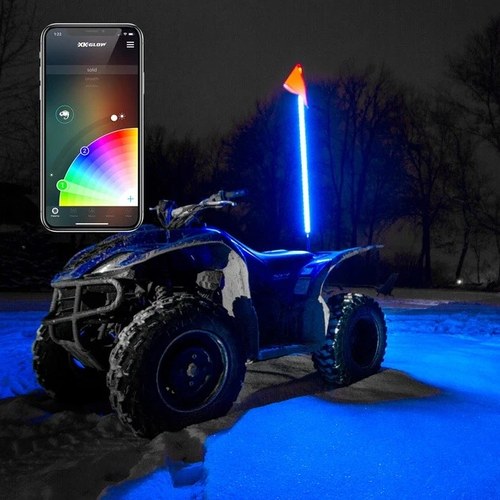 XK Glow LED Whip Light With XKChrome Controller 48"