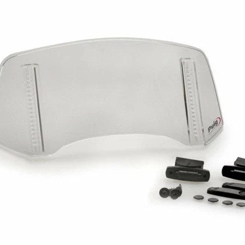 Puig Touring Windscreen Multi-Adjustable Clip-On Visor 2.0 Smoke
