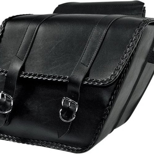 Willie & Max Braided Standard Slant Saddlebags